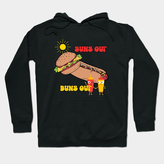 FUNNY Food Quote Hot Dogs Hamburgers Hoodie by SartorisArt1